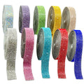 Bling Rhinestone Strip Tape Self Adhesive Crystal Rhinestones Ribbon Tape for DIY Gift/Clothing/Shoes/Bags