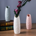 Vase Plastic for Flowers Rustic Home Decor Modern Floral Vase Decorative Centerpiece for Living Room