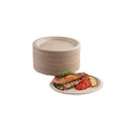 100% Compostable Eco-Friendly Sugarcane Bagasse Disposable Paper Plate for Horeca Use