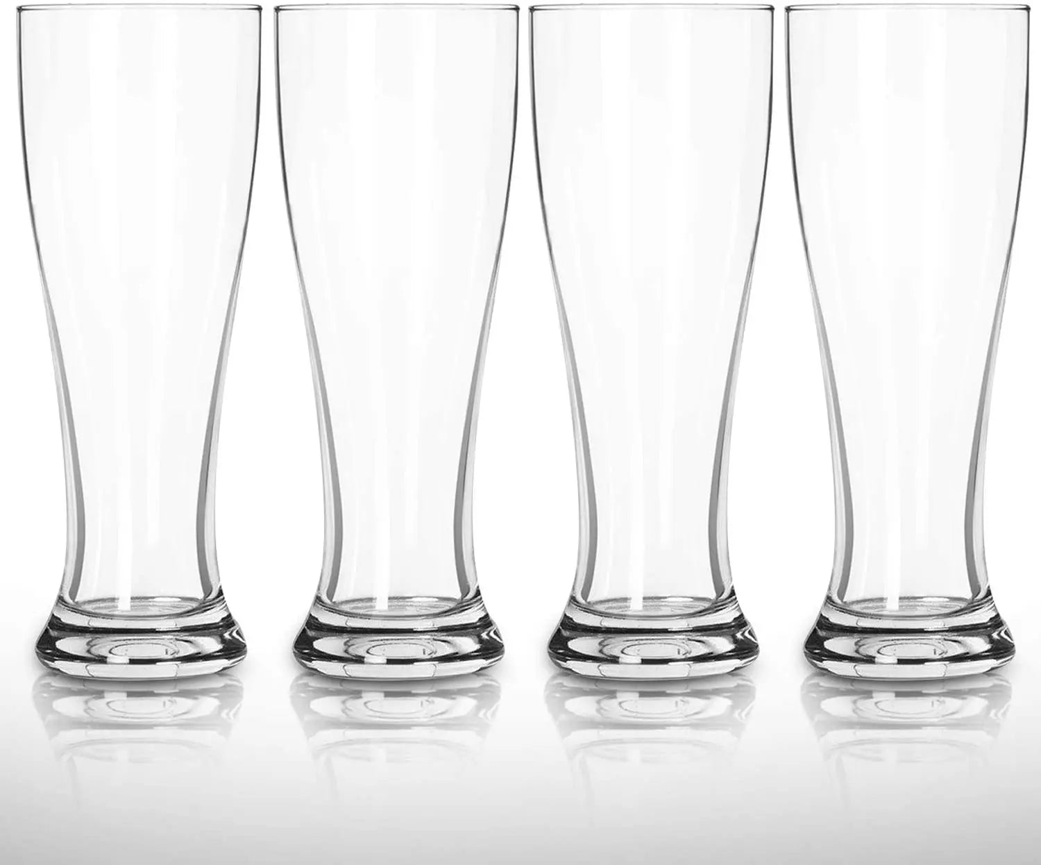 16 Ounces Nucleated Pilsner Glasses Etched Beer Glass for Enhanced Head Retention Aroma Flavor for Tea Cups & Saucers
