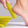 400Pcs/Inner Case Yellow Foam Foot Stone Mini Pumice Bar for Cleaning