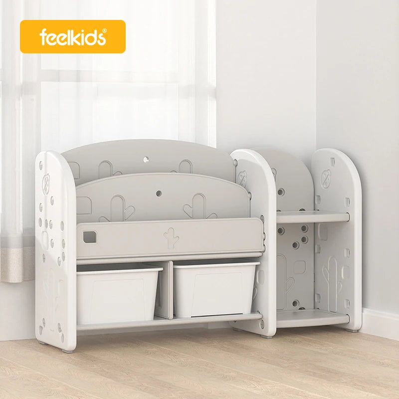 Feelkids Box Holder and Storage Holders for  Shelf Organizer Rack Children Kids Toys Cabinet