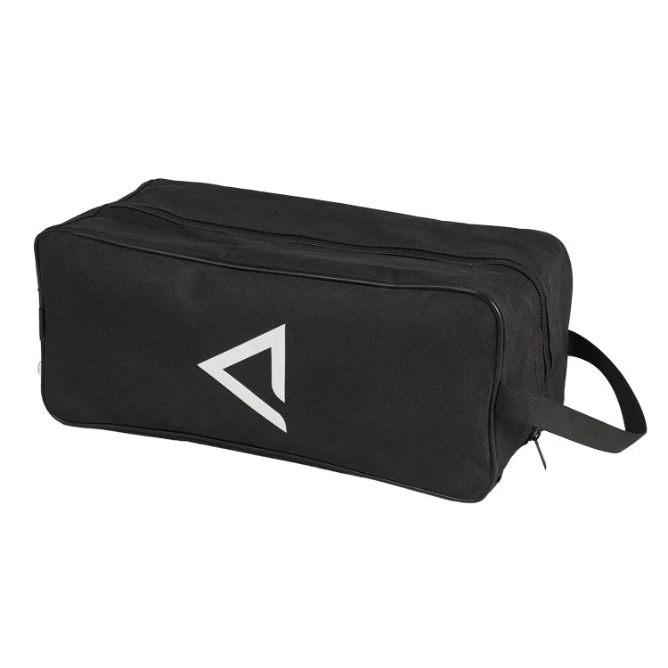 Wholesale Direct Sales Recyclable Zipper Black Gym Bag Shoe Compartment Dust Shoe Bag for Gym Sport