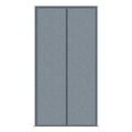 Solid Fabric Reversible Thermal Insulated Magnetic Door Curtain Privacy Reinforced Seams Hands Free Blackout Screen Door