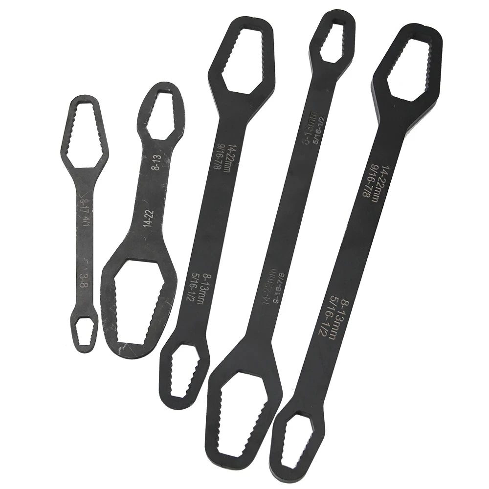 8-22mm Universal Self-Tightening Torx Wrench Adjustable Glasses Wrench Board Double-Head Torx Spanner Multifunction Tools