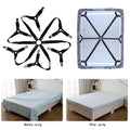 Factory Price 12 Clips Elastic Bed Sheet Holder Belt Fastener Non-Slip Mattress Clips Adjustable Blankets Bed Cover Grippers