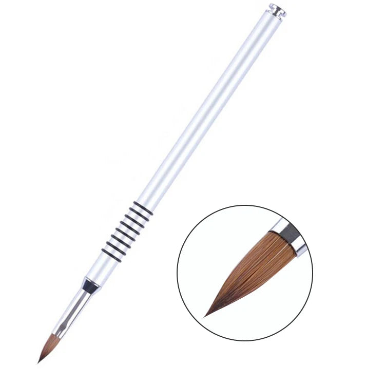 100% Pure Kolinsky Brush Custom 100% Kolinsky Acrylic Nail Tools Nail Art Brush