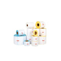 Customizable Thermal Paper Adhesive Stickers Waterproof Heat Transfer Printing Supermarket Shopping Packaging Scratch Free