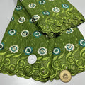 Elegant FLoral Lace Fabric Swiss Voile Lace Fabric Beautiful Pure Cotton Fabric for African Party