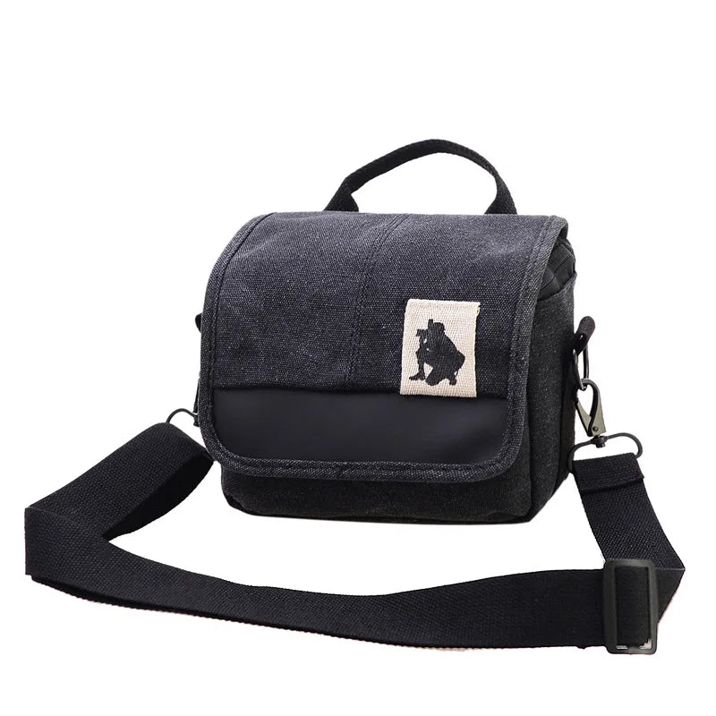 Wholesale Canvas Digital DSLR Gear Camera Lens Bag Sling Crossbody Camera Bags for Photography