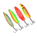 HISTOLURE Fishing Lure Metal Spoons Hard Lures 62mm10g Treble Hook Salmon Bass Metal Bait Artificial Wobblers Spinner SequinsJig