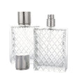 Customize 100ml Glass Perfume Spray Bottle with Screw Cap and Screen Printing Refillable Perfume Bottles