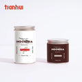 Tianhui Airtight Small Container With Double Lid Round Cans for Coffee Powder 50g 80g