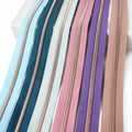 Meetee KY377 5# Colorful DIY Handbag Garment Tailor Sewing Accessories Nylon Zip Open-end Nylon Coil Rose Gold Zipper