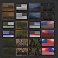 Premium Custom Badges Nylon + Polyester Material for for Backing Various Flag Designs Clothing Backpacks Caps Coats Flying