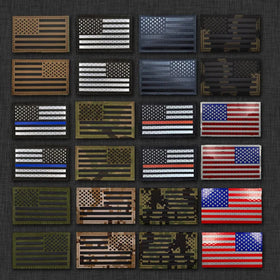 Premium Custom Badges Nylon + Polyester Material for for Backing Various Flag Designs Clothing Backpacks Caps Coats Flying