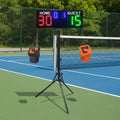Ganxin Portable Padel Court Clear Visibility Games Tracking Digital LED Tennis Scoreboard with Watch Control & Tripod Stand
