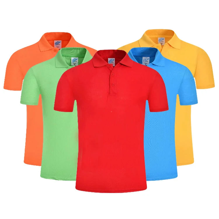 100% Polyester Quick Dry OEM Logo Promotional Party Democrat Election Plain Blank Solid Pattern Knitted Fabric for Polo T-Shirt