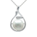 Fashion Jewelry Fine Sterling Silver Fresh Water Pearl Necklace Pendant Charm Pearls for Jewelry Making