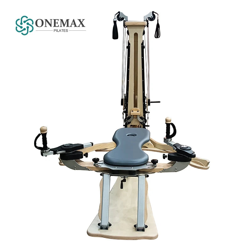 ONEMAX Pilates Fitness Trainer Tower Swivel Chair Studio Use Pilates Equipment Pilates Pully Tower Body Building Use