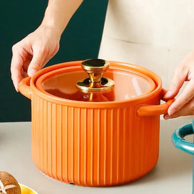 Drop Shipping Ceramic Pot Open Fire Stew Pot Stone Pot High Temperature Cooker Non-stick Gas Cooker Special Ceramic Casserole