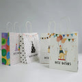 16*8*22cm Cheap Price Small Wedding White Kraft Bulk Gift Small Paper Bags for Jewelry