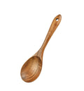 10.2 Inches Salad Fork Spoon Long Handle Acacia Wood Serving Spoon
