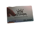 Cheap Plastic Waterproof Pvc clear Thank You Card Transparent Business Cards