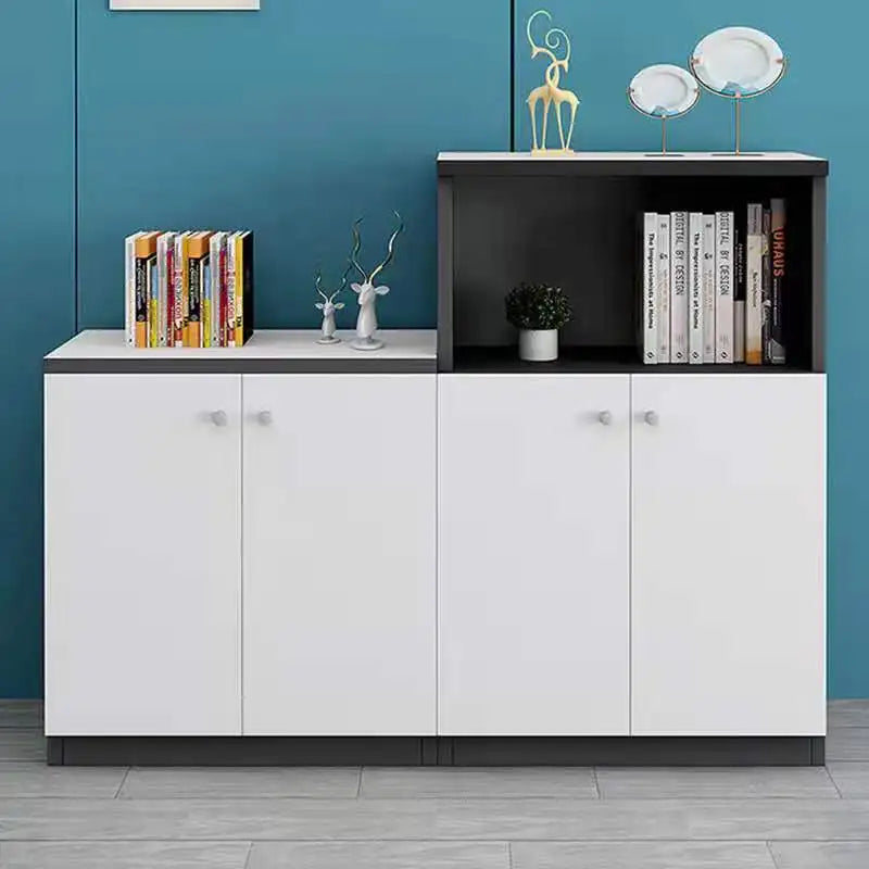 Luxury Antique Home Office Furniture Equipment Vertical Wooden Display File Cabinets Storage with Drawer