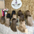 Beauty Girl Mono Base European Real Human Hair Wigs for White Women