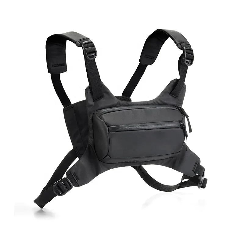 Custom Men's Sports Chest Bag Waterproof Lightweight Chest Pack Running Vest Bag Sports Chest Bag for Men Front Running