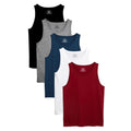 Oem/odm 95% Cotton 5% Spandex Solid Cotton Mens Tank Top Fitness Essentials Men's Regular-Fit Men's Undershirts Ribbed tank Top