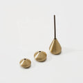CHENLANG Mini Water Drop Brass Incense Stick Holder Eco-Friendly Long-lasting Religious Portable Small Incense Burner Home