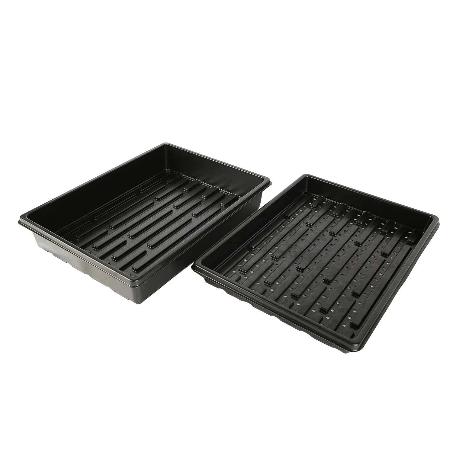 Free Samples Hot-selling Garden Supplies Hydroponic Plant Growing Germination Plastic Seedling Pots Seed Tray Nursery Trays