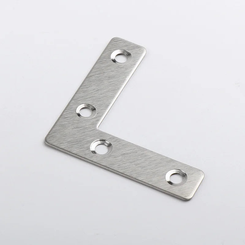 Custom Stainless Steel Industrial Aluminum Profile Silver Connection Plate for Table and Chair T Shape L Shape