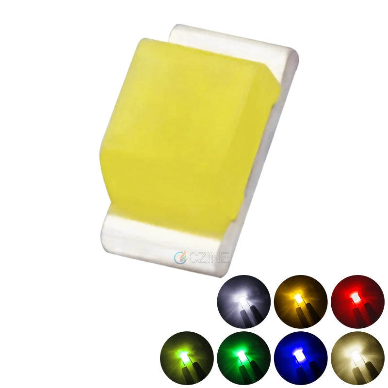 Cznelight Free Sample Small 0402 Led Smd Red Yellow Blue Green White Smd Mini Led Diode for Mobile Phone Small Things Lights