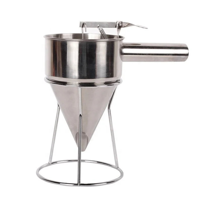 Small Meatball Tool Stainless Steel Fish Ball Octopus Conical Funnel