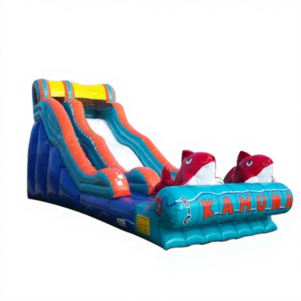 Commercial Giant Inflatable Dry Slides Backyard Big Kahuna Red Fishes Slide for Kids and Adults