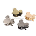 Ivoduff Rainbow Mouse Shape Spring Claps Lock Bag Hardware