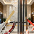 Flexible PVC Floor Transition Strip Self Adhesive Threshold Ramp For Wheelchair Accessibility In Public Areas