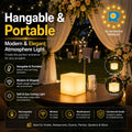 10cm RGB LED Cube Light PE Plastic IP65 Waterproof Rechargeable Mood Lamp Remote Control for Events Hotels Roads Outdoor Decor