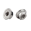 DIN6923 M3 M16 Grade 4 Anti Theft Nut Stainless Steel Anti-slip Tooth Strap Hexagonal Flange Face Lock Nut