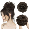 Messy Bun Hair Piece Thick Curly Hair Bun Scrunchies Synthetic Wavy Bun Hair Extensions Chignon Ponytail Updo Hairpieces