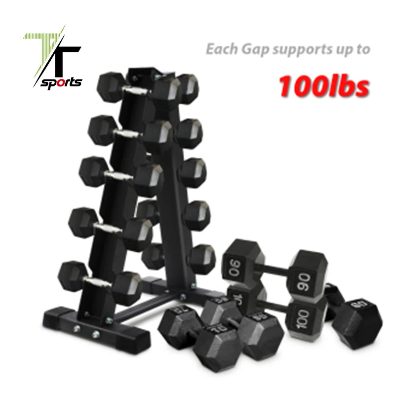 Commercial Gym Equipment Gym Used Factory Supplied Cheap 10kg 25kg Hex Rubber Dumbbell