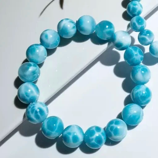 Natural Crystal Sea Stone Bracelet Sea Jasper for Home Decoration or Gifts with an Auspicious Theme