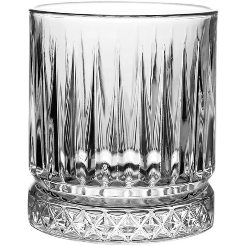 Lead Free Creative Personalised Unique Round Bottom Heavy Base Whiskey Glass