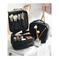 Large Capacity Custom Portable Makeup Bag with Lazy Drawstring and Zipper Closure Logo Travel for Toiletry Cosmetic Pouch