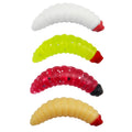 Bulk Artificial Silica Gel Worm Bait 20mm/0.4g Mixed Color Maggot Soft Bait Bread Worm Fishing Lure Wholesale