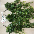 E-3236 OEM  Artificial Flowers Plastic Ivy Leaves Vines Decorative Wisteria Greenery Hanging Artificial Ivy