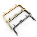 Meetee BS222 20.5cm Square Smooth Surface Without Holes With Screw Handle Bag Handmade Accessories Wallet Frame